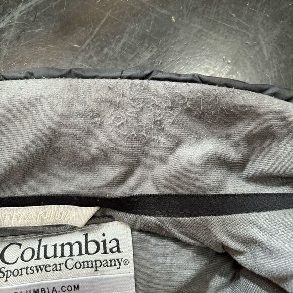 Columbia Titanium yellow waterproof ski coat w removable puffer jacket size M - Picture 11 of 16